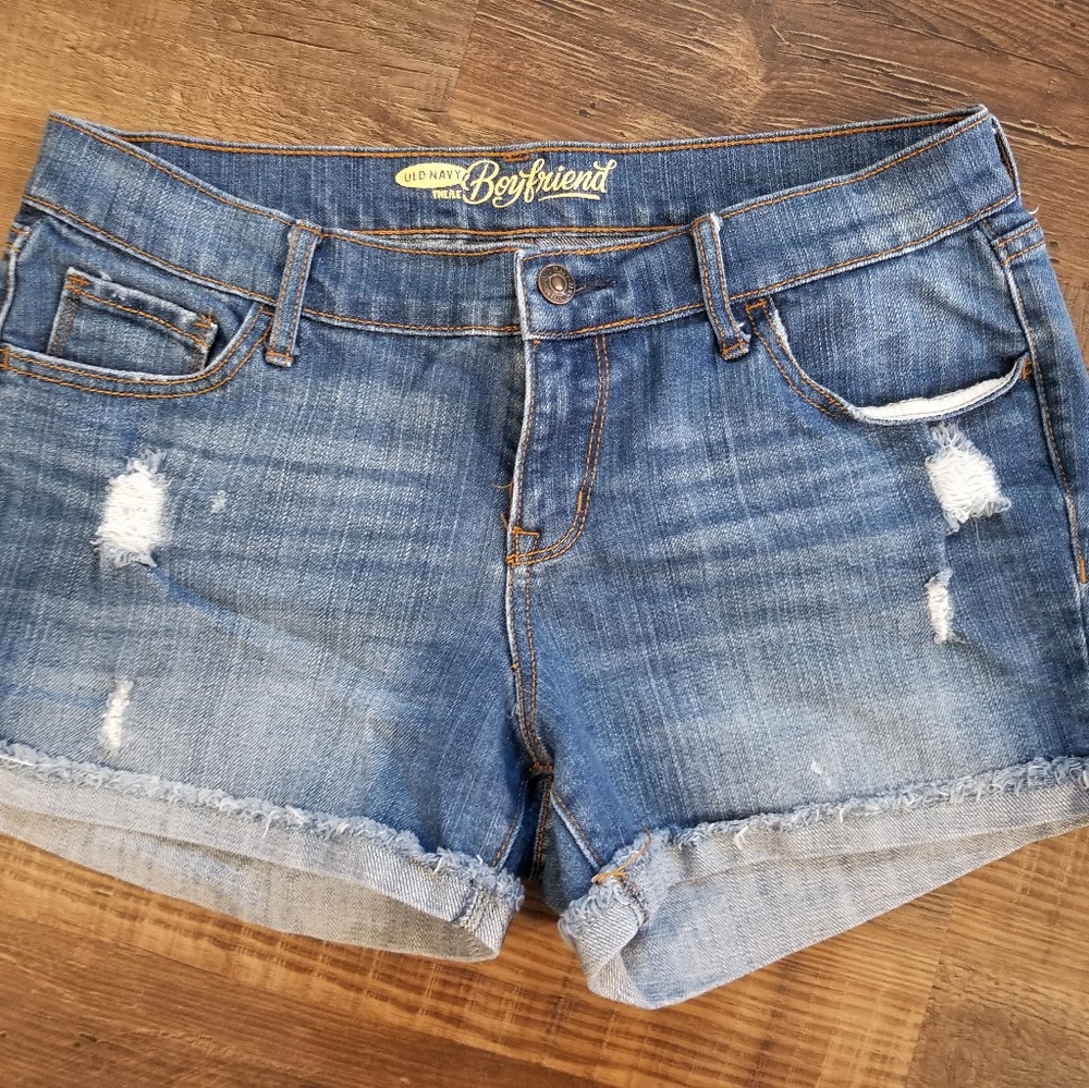 Denim shorts